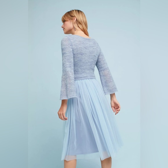 Maeve Anthropologie Layered Arabesque Dress Tulle - Picture 7 of 7